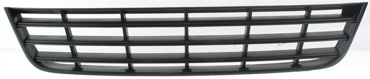 PASSAT 06-10 FRONT BUMPER GRILLE, Center, Lower, Black, w/ Black Moulding